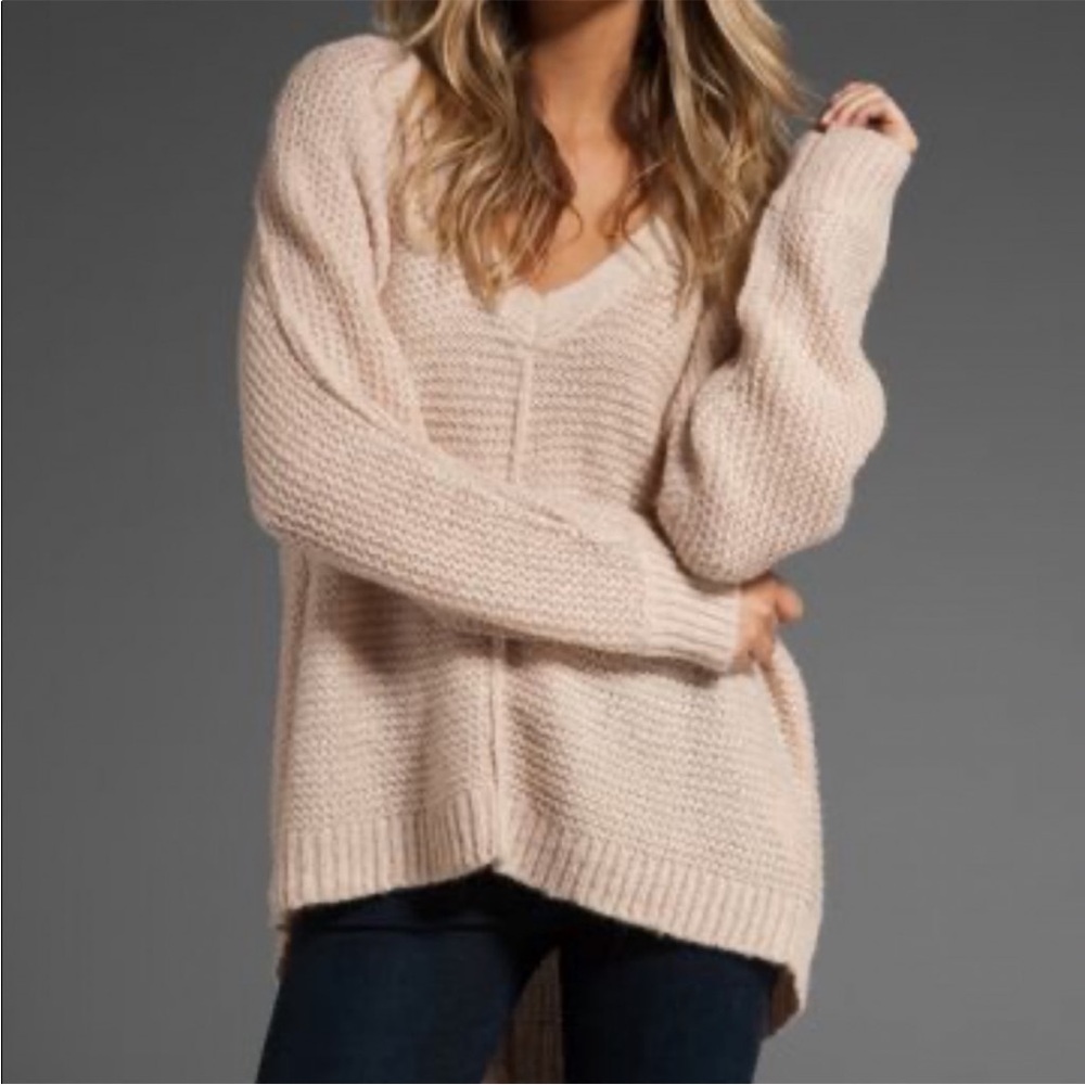 Free People Barely Brush chunky knit oversized sweater